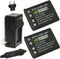 Wasabi Power 2-Pack Battery and Charger for Kodak KLIC-7006, LB-012, Kodak PIXPRO FZ55, FZ53