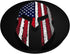 Epic Patriotic Gladiator Flag Spartan Helmet American Flag PopSockets Swappable PopGrip