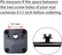 Reverse Rear Camera License Plate Bracket Universal Car Dash Cam Mirror Camera Kit Rearview Camera Mount, Installation Holder for Backup View Camera