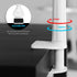 ZUSLAB Adjustable Universal Gooseneck Bed Lazy Holder Stand Mount - Flexible Arm 360 Mount Clip Bracket White