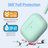 AirPods Pro 2nd Generation Case Cover, Military Grade Anti-Fall Soft Silicone Shock-Absorbing Skin with Keychain and
