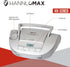 HANNLOMAX HX-328CD Portable CD Boombox with AM/FM Radio, Bluetooth, USB Port for MP3 Playback (Silver)