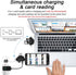 4 in 1 SD Card Reader for iPhone, iPad, Android, Mac, Portable Memory Card Reader for SD and TF Card