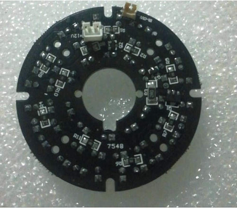 1Pcs 48 Pieces IR LEDs Light Board 940NM LED Illuminator Module for CCTV Security Camera