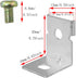 12pcs MHS012 Power Supply Fixed Bracket Installation Accessories Motor Mount Mounting Bracket