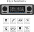 Classic Single Din Car Radio with Bluetooth, FM Radio, Hands-Free Calling, USB/SD/AUX Port, Remote Control