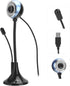 VBESTLIFE 360 High Definition mini Webcam, USB rotatable Micro Webcam, HD PC Camera, with Microphone, rotated Degrees