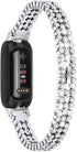 Slim Bling Bands for Fitbit Inspire 3 Smartwatch, Dressy Rhinestone Bracelet Replacement for Women Girls Accessories