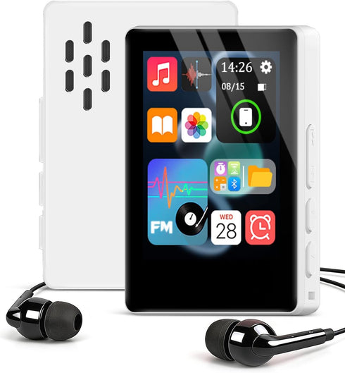 VANSING 32GB MP3 Player with Bluetooth 5.2 and Smart Index Search, Portable Bluetooth