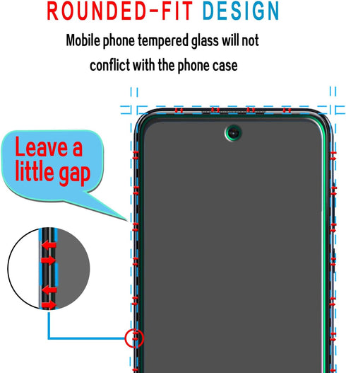Slanku Tempered Glass Screen Protector for Motorola Moto G Play 2023 - 3 Pack, 9H Hardness, HD Clarity, Bubble Free,
