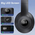 X5 Rechargeable FM Radio Headphones with Best Reception, LED Display, Soft Ear Muffs, FM Headset Radio Receiver for