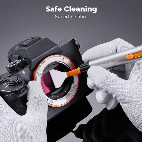 K&F Concept Lens Cleaning Pen for Full-Frame CMOS & CCD Sensors, Includes 6 Full Frame Sensor Cleaning Rods