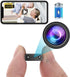Smallest Wireless WiFi Camera with Battery, HD1080P Portable Nanny Cam Baby Monitor with Night Vision, Motion Detection