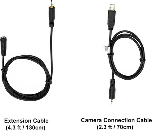 Kiwifotos Remote Control Shutter Release Cord for Sony A6000 A6100 A6600 A6500 A6400 A6300 A7IV A7III A7II A7R V IV