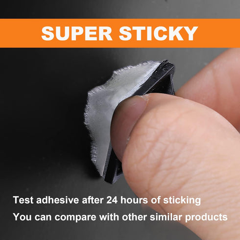 140 Pack 3/4" Zip Tie Adhesive Mounts, Self Adhesive Cable Base Holders with Multi-Purpose Clips