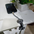 Coralpearl Desk Cable Drop Clips, Non-Adhesive Wire Management Clamp for Phone Chargers (1 Black + 1 White)