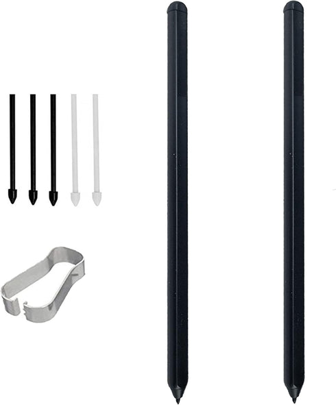 2 Pack S21 Ultra S Pen Without Bluetooth for Samsung Galaxy S21 Ultra, Stylus Pen with 5X Replacement Tips, Black