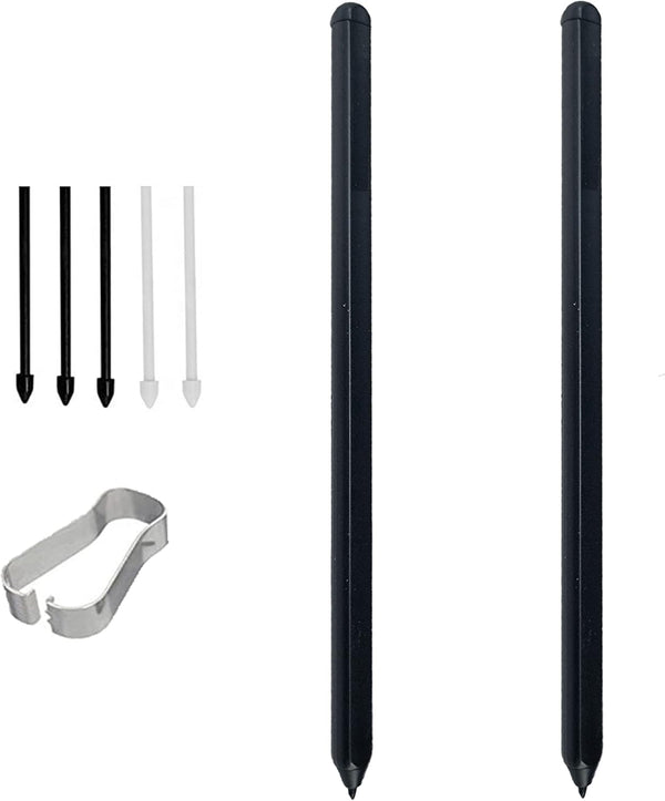 2 Pack S21 Ultra S Pen Without Bluetooth for Samsung Galaxy S21 Ultra, Stylus Pen with 5X Replacement Tips, Black