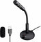 Blapsuro USB Computer Microphone,Plug and Play Desktop PC Laptop Microphone with Mute Button