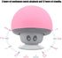 Socobeta Bluetooth Speaker Mini Portable Speaker Mushroom Subwoofer with Suction Cup Function