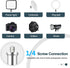 EMART 7 Ft Portable Light Stand for Photography, 1 Pack Tripod with Carry Case for Speedlight, Flash, Softbox