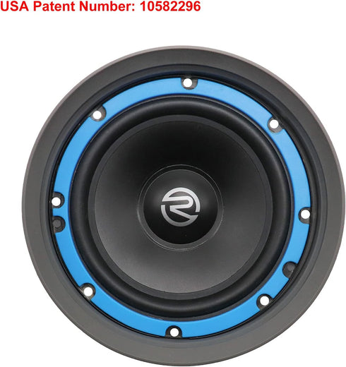 RECOIL SPB65 Foldable Silicone 6.5” Car Speaker Baffle Kits, Egg Crate Foam for Sound Quality Improvement, One Pair