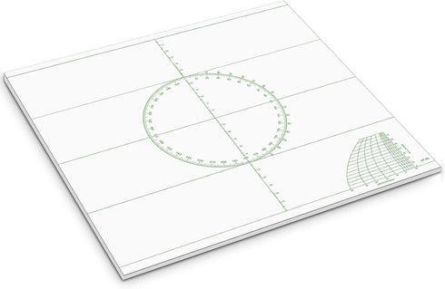 Gilprop 50 Pcs Marine Navigation Universal Plotting Sheet 14 x 12.9 Inch VP-OS