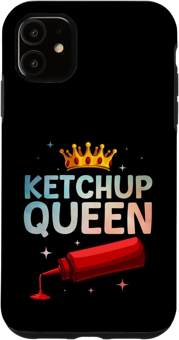 Ketchup Gift Ketchup Lover Accessories & Stuff Cool Ketchup Queen Art for Women Girls Tomato Ketchup Lover Case for