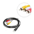 Hididi 5FT, 2.0 3 USB to RCA Cable USB A Female to RCA Female Adapter Cord AV Composite Cord for DVDs, Digital Cameras