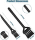 Keyboard Cleaning Brush, 6 Pcs Plastic Handle Nylon Anti Static Brush Kit Fit for Computer Keyboard, Laptop, Phone, Car Interior Detailing Cleaning Tools by Rierdge