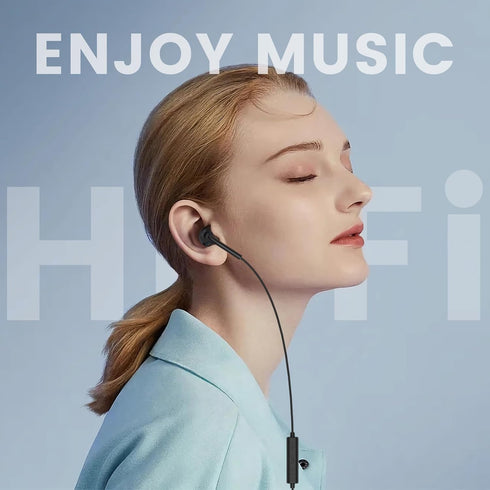 MOSWAG in Ear Wired Headphones, Wired Earbuds with Microphone, 3.5mm Jack Suitable for Smartphones, Computers, Laptops