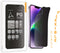 ARMOR Flexible Glass Screen Protector, Privacy Guard 9H for iPhone 14 Plus