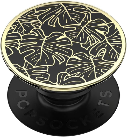 PopSockets Adhesive Phone Grip, Holder, Phone Stand, Flower - Enamel Monstera