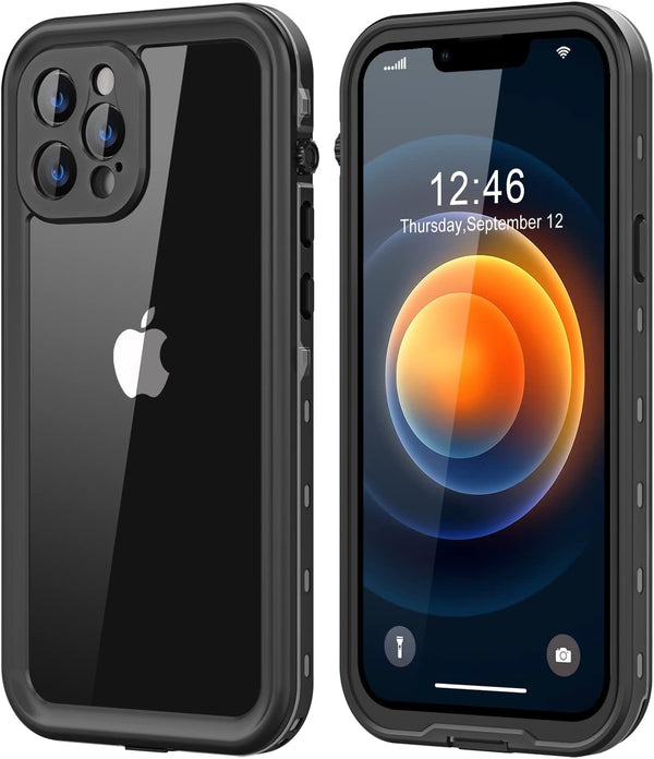 Waterproof Case for iPhone 12 Pro Max, Built-in Screen Protector, Shockproof Dustproof Full Body IP68 Protective Case