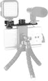 ChromLives Hot Shoe Extension Bar Mount, Cold Shoe Flash Bracket, Dual Straight Mount for Nikon Canon Sony DSLR