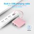 Portable Charger with Built-in Cable, 12000mAh 22.5W Fast Charging Power Bank, USB C Input/Output with Smart LED Display