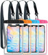Waterproof Phone Pouches, Universal Fit, Clear, 2 Pack, Green