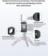17 mm Thread Lens Adapter, Telephoto Lens Phone Mount, Sturdy and Wear-Resistant Holder for All Lens with 17mm Thread