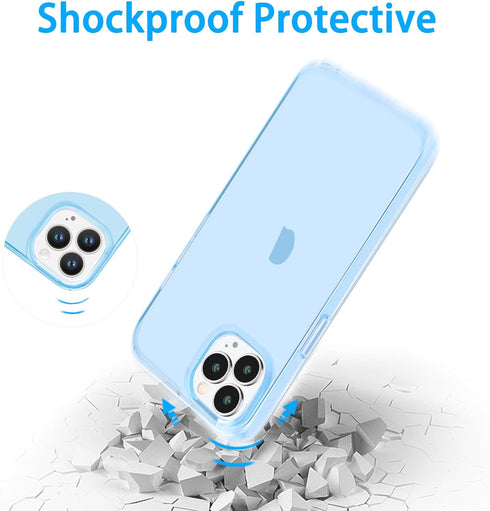 JJGoo Compatible with iPhone 14 Pro Case, Clear Soft Shockproof Protective Slim Thin Bumper Cover Transparent,