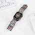 Floral Bracelet Compatible with Apple Watch Band 38mm 40mm 41mm 42mm iWatch Bands Series 10 9 8 7 6 SE, Bling Crystal