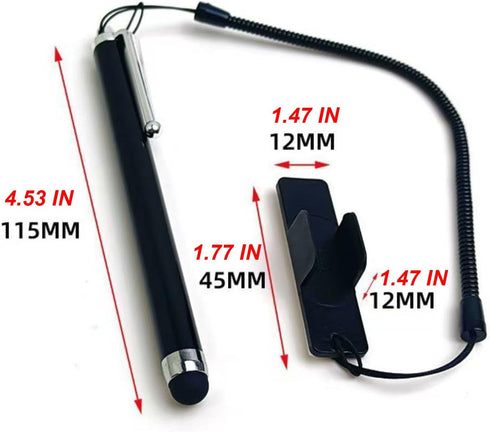 Xmatea (1PCS-1) Stylus Pen for Touch Screen with Pen Holder, Bike Motorcycle Stylus Pen with Anti-Drop Spring Strap