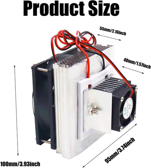 Mini Air Conditioner DC 12V DIY Thermoelectric Peltier Refrigeration Cooling System, Cooling Kit