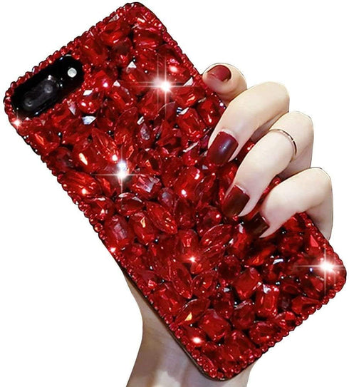 Bling Diamond Case for iPhone 12/iPhone 12 Pro 6.1", Aearl 3D Luxury Sparkle Crystal Rhinestone Phone Cover