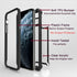 Case for Apple iPhone Xs Max, Clear & Black Shockproof Heavy Duty Armor Protective Cover, Rugged Bumper - AR-BK