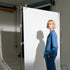 HMTFOTO 6X9 1x ft Photo Backdrop White Backdrop for Photoshoot, Non-Reflective Soft White Backdrop for Home Studio