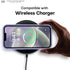 LOVE 3000 Lavender Grey Case for iPhone 14, Premium Silicone with Soft Anti-Scratch Microfiber Lining