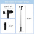 yAyusi Extendable Mini Selfie Stick Tripod with Remote, Pocket Size Portable Tripod for iPhone, Small Compact Phone