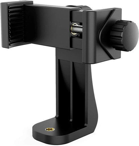 Alphx Innovations Alphx Tripod Phone Adapter with Adjustable Clamp, Vertical and Horizontal Holder to