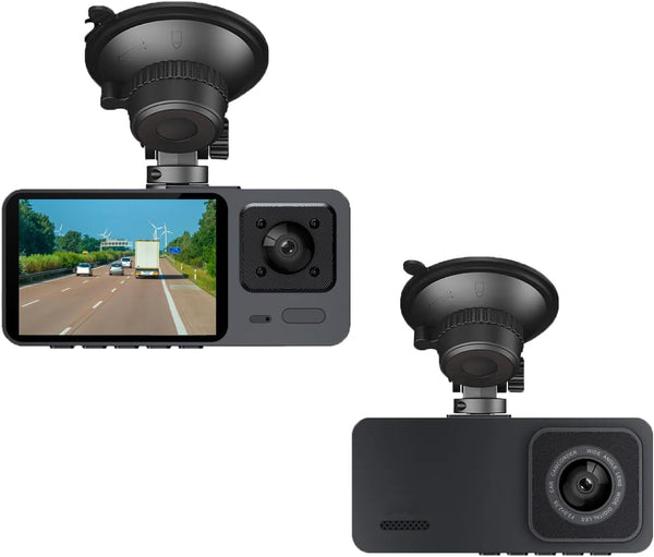 X W EI UNION 2K Dash Camera Front and Inside Dash Cam for Car Security 1080P