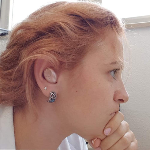 Single Bluetooth Earpiece, Wireless Headphone Mini Headset, 10 Hrs Playtime for iOS Android Smart Phones